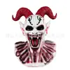 Casco de Payaso Demonio Eva para Cosplay, Actuación en Escenario, Halloween, Fiesta, Máscara de Terror Divertida