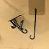Gancho de Venta Caliente Transfronterizo Sin Taladro para Colgar Calcetines de Navidad, Gancho Telescópico Metálico Ajustable para Uso en el Hogar