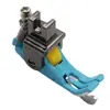 Máquina de Coser Plana Modelo Nuevo Pie Prensatelas Rodillo de Plástico de Teflón para Borde Derecho SP-18 con Tope de Borde Cuchilla Pie Prensatelas Transfronterizo