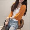 Manga Lanterna Primavera Feminina Xale Casaco Gelo Seda Exterior Vestir Estilo Coreano Solto Protetor Solar Roupas Ar-condicionado Camisa Malha Fina Cardigan