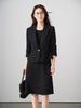 Conjunto Blazer Vestido Feminino Profissional Casual Outono Inverno Novo Conjunto de Duas Peças na Moda Elegante Tendência de Roupa de Trabalho