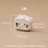 Prata 999 pura fofa desenho animado resina gatinho espaçador pingente Kuromi contas soltas DIY pulseira infantil acessórios
