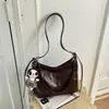 2026 Nuevo Bolso Suave de Cuero con Cera de Aceite Estilo Desgastado para Mujer de Gran Capacidad Bolso de Hombro Cruzado Bolso Tote Estilo Perezoso Japonés