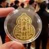 Pegatina para teléfono de oro puro 999 estilo Shuibei con motivos de dinero y ovejas, accesorio creativo para atraer clientes, regalos al por mayor