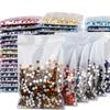 Rhinestones de Vidrio Galvanizado de Fondo Plano para Uñas, Cristales Brillantes al por Mayor para Accesorios de Teléfono, Pegatinas de Rhinestone, Accesorios para Joyería de Rhinestone DIY