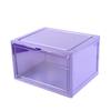 Caja de almacenamiento de acrílico transfronteriza para zapatos, transparente, con apertura lateral, antioxidante, reforzada, para zapatillas altas y gruesas, AJ