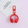 Chaveiro de Fone de Ouvido 3D Colorido Criativo Estilo Doce Cool Pingente de Bolsa DIY Acessórios de Joias Artesanais Materiais Atacado