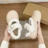 Zapatos de Algodón Impermeables de Moda para Mujer 2026 Invierno Nuevo Estilo Mary Janes Casuales para Uso en Exteriores Ropa para el Hogar con Cubierta para el Talón Zapatos de Algodón con Forro de Felpa