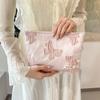 Bolsa Cosmética Floral Em Relevo Retrô Bolsa Portátil para Moedas Bolsa de Armazenamento Bolsa de Mão de Alta Qualidade Bolsa Interna