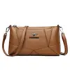 Bolso Pequeño de Concha de Piel de Cabra Empalmada 2020 Bolso de Mano Clásico para Mujer Bolso de Hombro Cruzado Trendy Ins Bolso Sencillo para Mujer