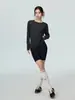 Cubierta deportiva holgada y casual para mujer, con dobladillo dividido, camiseta ligera y transpirable, adecuada para yoga, entrenamiento de fitness y como capa exterior