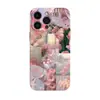 Ilustração de Tulipa Rosa Mais Vendida no Mercado Norte-Americano, Adequada para Capa de Celular Filme Apple 18Pro 17/16 Capa Dura Anti-Queda
