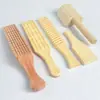 Cerámica Madera Maciza Arcilla Herramientas de Escultura Mazo de Madera con Dientes para Cerámica Al por Mayor Hecho a Mano