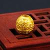 Vietnam arena oro chorro de arena sólido DIY accesorios hechos a mano cobre puro chapado en oro pulsera con cuentas al por mayor