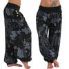 2026 Deseo Transfronterizo Aliexpress Pantalones Anchos Estampados Sueltos Estilo Europeo y Americano para Mujer Pantalones Largos Casuales