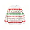 Nova blusa de moletom casual masculina com gola redonda e estampa digital 3D, tema de Natal, série europeia e americana transfronteiriça, novo item mais vendido
