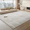 Novo Tapete para Sala de Estar Estilo Wabi-Sabi, Lavável, Limpável, Impermeável, Isolamento Acústico, Sofá, Quarto, Tapete de Chão ao Lado da Cama, Cobertura Completa Grande Área