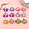 Colgante de Concha Marina de Perla Artificial Transparente de Colores para Accesorios de Cabello, Pendientes, Collares, Accesorios de Joyería DIY