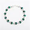 Pulsera de Joyería Colorida con Forma de Luna Nueva Zircón Siete Colores Joyería de Mano Europea y Americana Múltiples Colores Disponibles Pulsera para Mujer