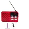 Radio Huayu 853 Multifuncional con Ranura para Tarjeta Transmisión FM Máquina de Cantar para Personas Mayores Reproductor Portátil Mini Altavoz