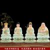 Las Tres Santas Estatuas de Buda de Saha están dedicadas al Salón Completo Familiar de Adornos de Buda Guanyin Ksitigarbha Bodhisattva Sakyamuni Buda Maitreya