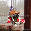 Colgante plano de mezclilla occidental nuevo y creativo con forma de silla de montar de acrílico para coche, colgante para espejo retrovisor de coche