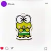 Dibujo Animado Japonés Sanrio Rana de Ojos Grandes Dibujo Animado Acrílico Accesorios Periféricos Llavero Accesorios DIY Pegatinas