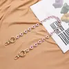 Nova corrente acrílica para bolsa feminina, corrente para alça de ombro, acessório de roupa, acessório de alça de bolsa de resina personalizado, corrente da moda