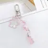Nova Corrente com Fivela Acrílica Yilian, Pingente de Urso Cor Doce, Pingente para Chaveiro de Carro, Pingente para Bolsa Feminina