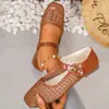 Zapatos de Salón Bajos de Comercio Exterior 2026 Nuevos Calados de Una Correa Suela Suave Punta Redonda Versátiles Estilo Retro Francés Zapatos Mary Jane para Mujer