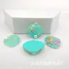 Concha de dibujos animados sirena dos colores dibujos animados resina accesorios diy pegamento de crema funda de teléfono móvil caja de almacenamiento Serie Oceánica