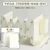 Soporte de Escritorio para Libros Soporte Retráctil para Libros Estante de Almacenamiento de Libros con Soporte para Bolígrafos Deflector Pinza para Libros Libro