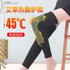 Rodilleras de Ajenjo para Calidez, Autocalentables, Protección contra el Frío, Mangas para Articulaciones de la Rodilla, Rodilleras Largas y Cortas, Calentadores Térmicos de Rodilla y Pierna de Invierno