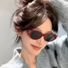 Gafas de sol ojo de gato para mujer, sentido de alta gama Y2K, dulce chica popular, foto en la playa, protección UV, gafas de sol para miopía, rostro cuadrado