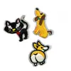 Patche de Animal Fofo de Desenho Animado Bolsa Diy Roupas de Computador Tecido Bordado Acessórios de Roupa Panda Patche Bordado