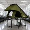 Barraca Triangular para Vendas Transfronteiriças, Especificamente para Barracas de Carro Montadas no Teto de SUVs, Passeios de Carro, Acampamento ao Ar Livre e Barracas de Liga de Alumínio