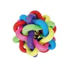 Juguete para Perro Bola con Cascabel de Colores Bola para Molienda Bola de Voz de Colores Bola con Cascabel Tejida Juguete de Corcho Oso de Peluche Dou