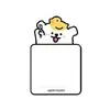 Pegatina Creativa de Cachorro para Interruptor Cubierta Protectora Panel de Enchufe Pegatina de Pared Cubierta Impermeable para el Hogar para Marco de Interruptor de Luz