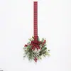 Fita de Laço Amazon Transfronteiriça Anel para Pendurar no Guarda-Roupa Decoração de Casa Guirlanda de Natal Pendurado na Porta Fabricante Venda Agora Disponível
