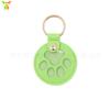Llavero Conmemorativo para Guardar Pelo de Mascota Listo para Usar Colgante con Placa de Identificación con Nombre para Gato y Perro Lindo Estuche de Cuero con Forma de Corazón y Pata