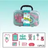 Casa de Juegos Educativa para Educación Infantil Transfronteriza, Set de Juguetes de Herramientas Médicas de Simulación, Caja de Almacenamiento para Juego de Roles, Escucha e Inyección