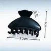 Nuevo Clip de Garra de ABS Negro de 8.5cm Clip de Tiburón Accesorios para Pasadores de Cabello DIY Clip Base para Parte Posterior de la Cabeza Cola de Caballo Clip Base Venta al por Mayor