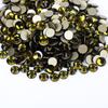 Taladro plano de vidrio con base dorada Wei Chen, taladro para uñas, decoración de fundas de teléfono móvil, accesorios para uñas DIY, joyería de diamantes de imitación
