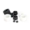 Tuerca Hexagonal de Nylon Blanca Negra Tuerca de Plástico Hexagonal Exterior Tuerca de Plástico M3M4M5M6M8M10M12