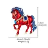 Moda Europeia e Americana Broche Retrô Liga de Zinco Gotejamento de Óleo Animal Colorido Lapela de Terno Pin de Acessórios de Vestuário Elegante de Alta Qualidade