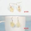 Amazon Transfronterizo Nuevos Aretes para Mujer Simples Cristal Natural Mixto Asimétricos Piedra en Bruto Creativos