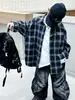 Niños 2026 Ropa Nueva de Otoño Chaqueta Camisa Primavera Otoño Camisa de Manga Larga Guapo Mediano Grande Niños Otoño Cuadros Niño Moderno