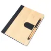 Cuadernos de Bambú y Madera de Alta Calidad con Logos Personalizables, Diarios Simples y Elegantes, Cuadernos de Oficina Gruesos Estilo Ejecutivo
