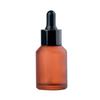 Frasco de spray de vidro à prova de luz, frasco de spray de toner, bomba de óleo de emulsão de pressão, frasco conta-gotas de pressão para cosméticos com tampa de rosca