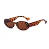 Nuevas Gafas de Sol de Marco Pequeño Europeas y Americanas Transfronterizas Populares ins Tendencia de Moda Gafas de Sol de Marco Ovalado para Mujer Gafas de Color Caramelo